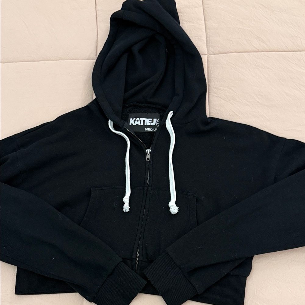 Katie J NYC Black Hoodie